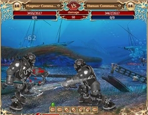 Battle under water in the free MMORPG Legend: Legacy of the Dragons